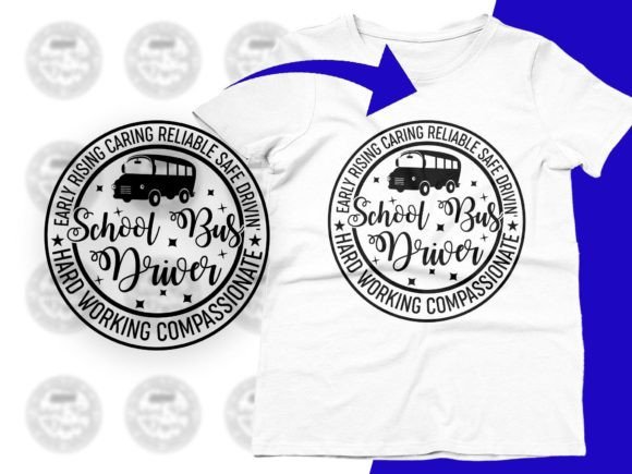 Safe Drivin School Bus Driver SVG & PNG: A Practical Graphic Design Asset for Crafts and Commercial Use