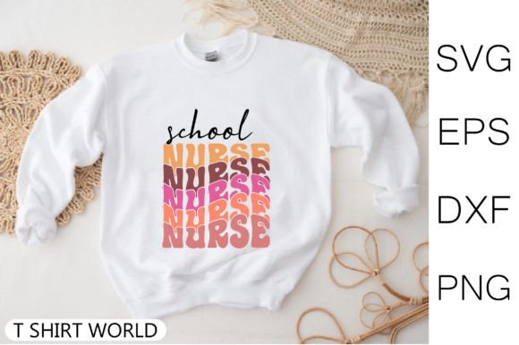 School Nurse Retro SVG Design – A Versatile Graphic for Crafts and Merch