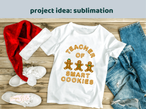 Teacher of Smart Cookies SVG, Christmas: A Festive Graphic Design Asset for Crafts and Merch